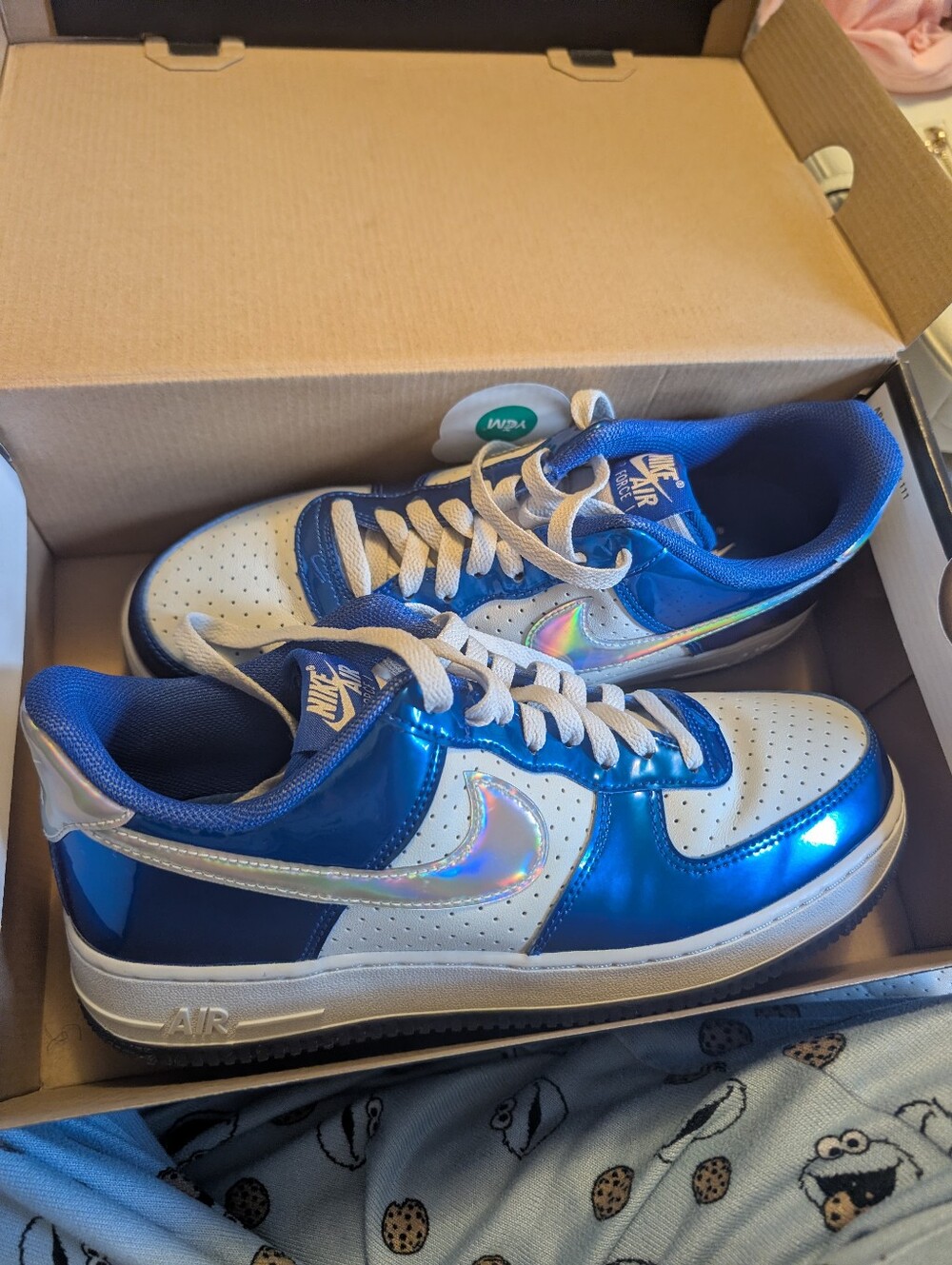 Nike Air Low-Top Sneakers - Blue / White